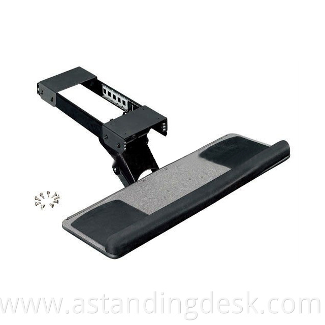 Factory Direct Selling Height Adjustable Ergonomic computer under desk keyboard Tray